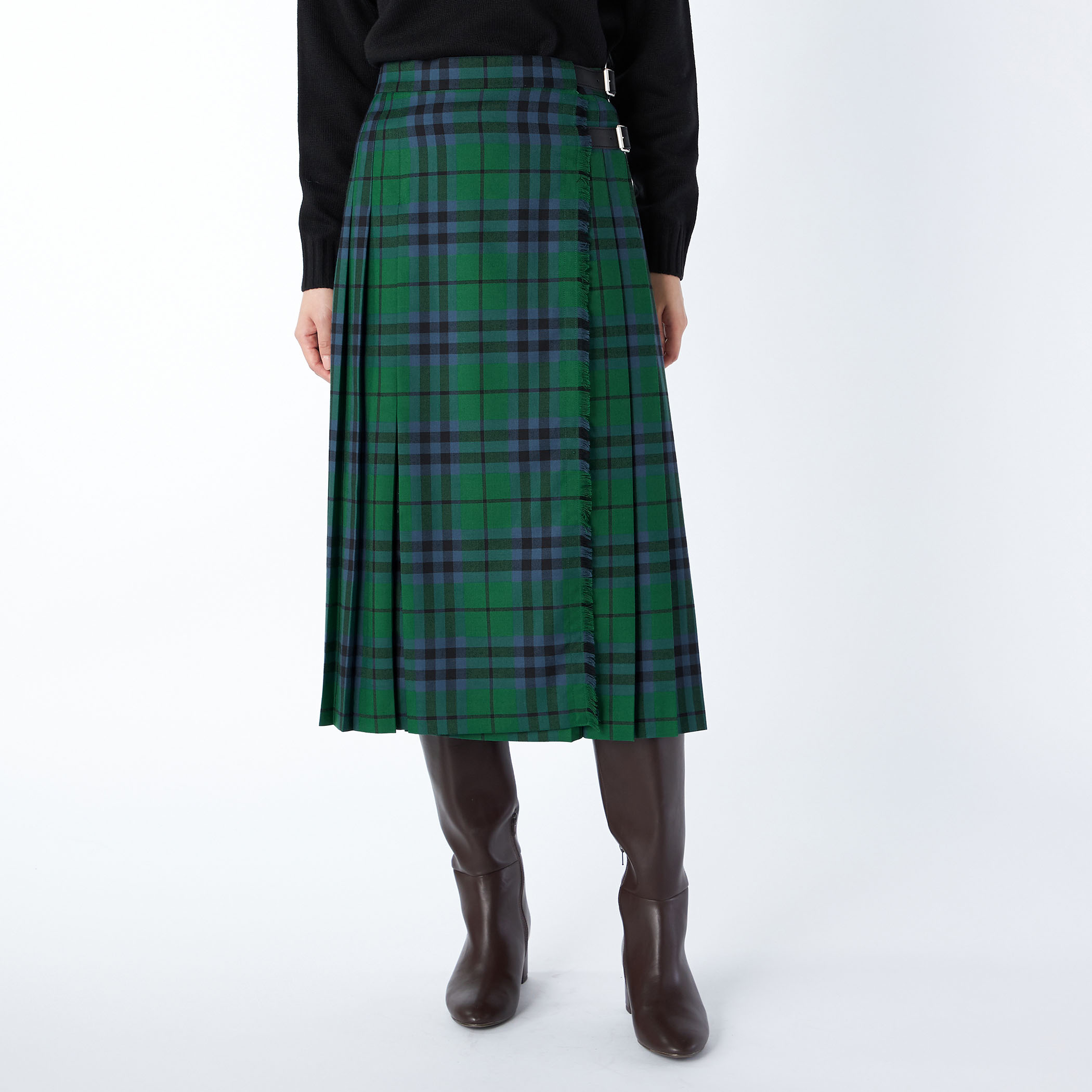 クランキースチェックスカート