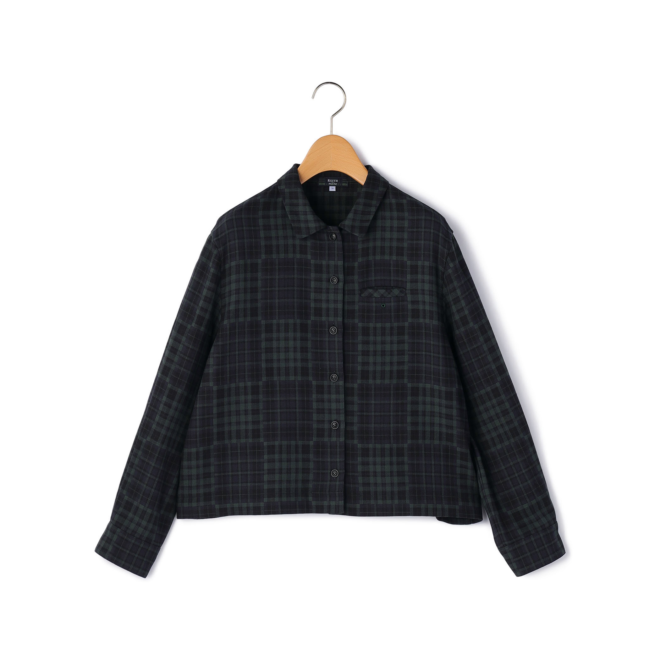 コットンパッチワークブラウス