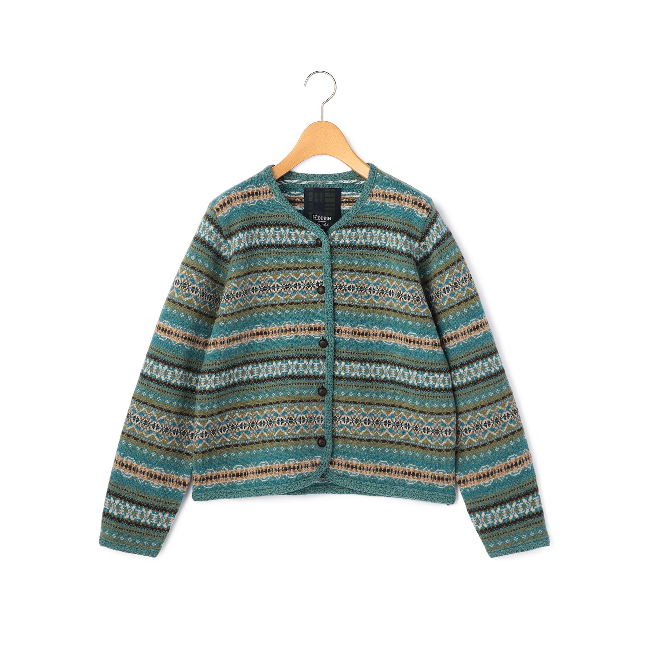 フェアアイルニットカーディガン