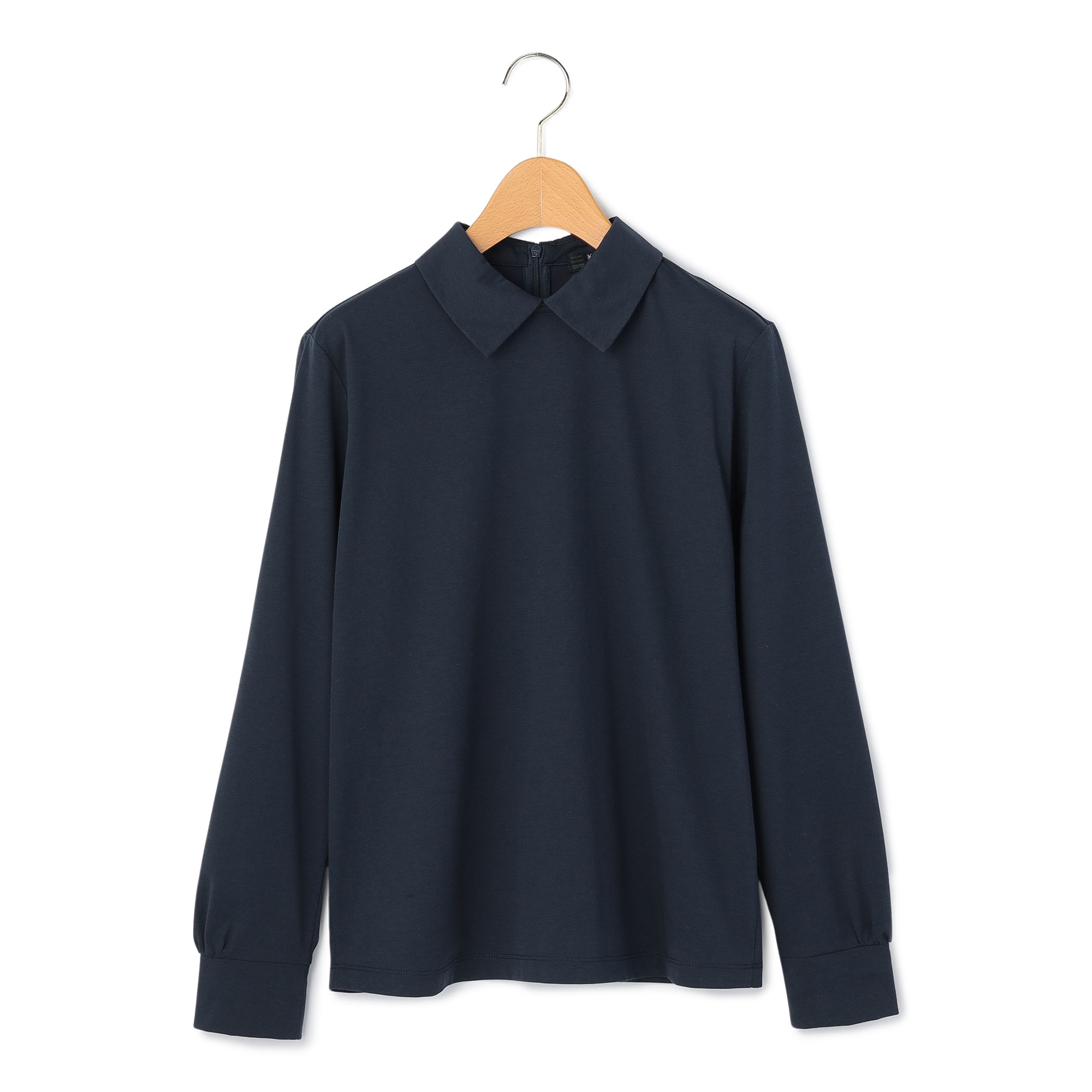 コットン天竺カットソーステンカラー