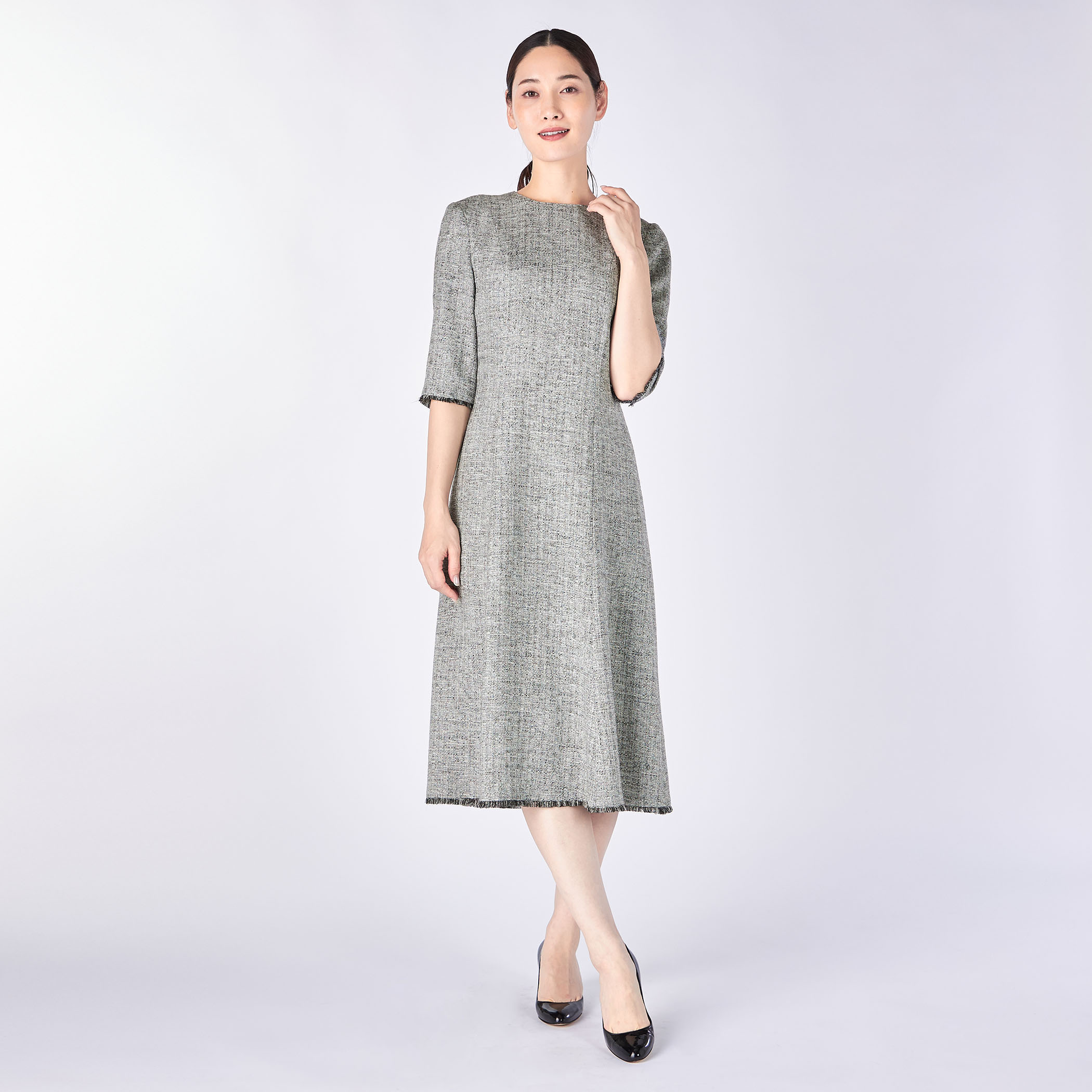 スプリングツィードワンピース