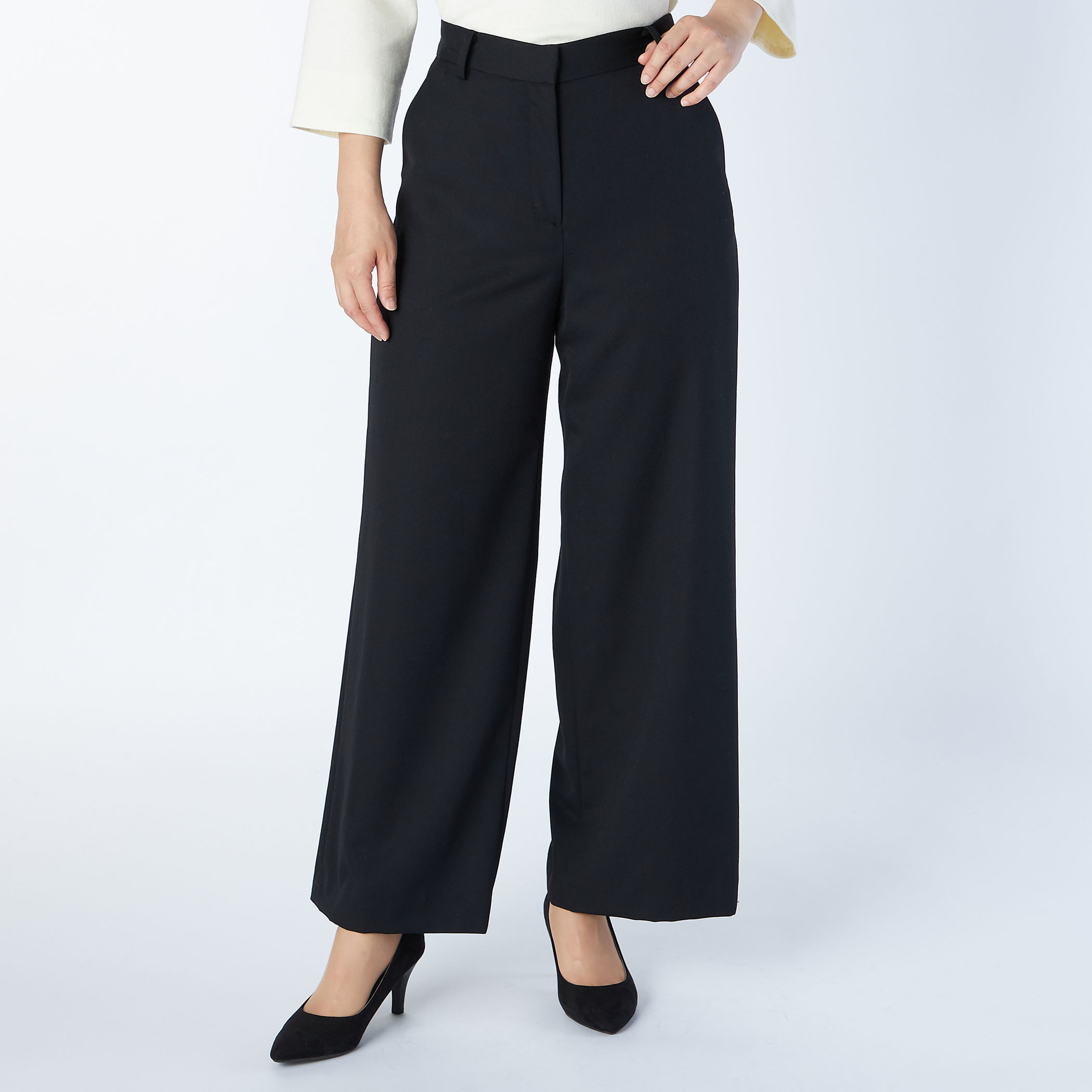 ウールギャバパンツ