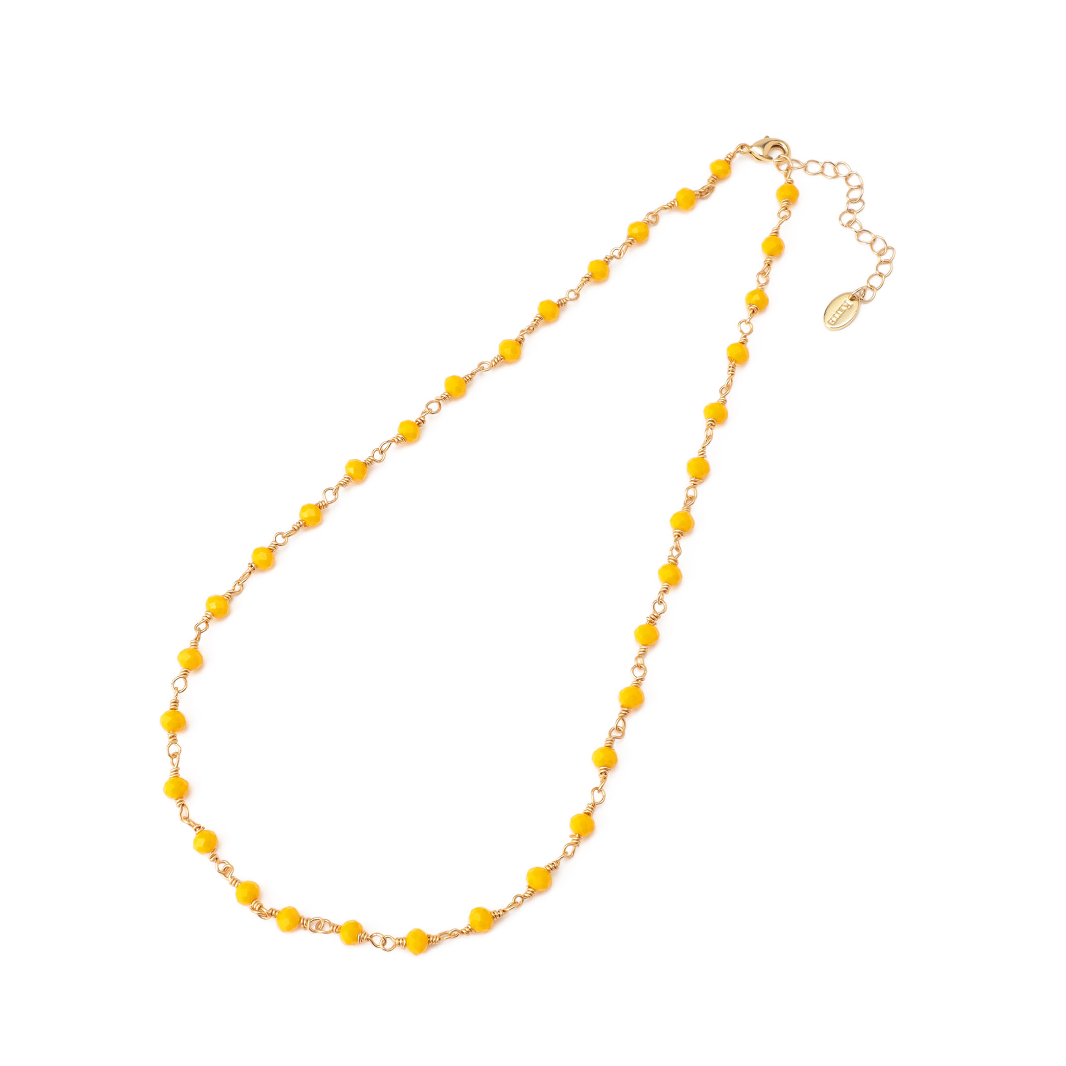 ミモザネックレス