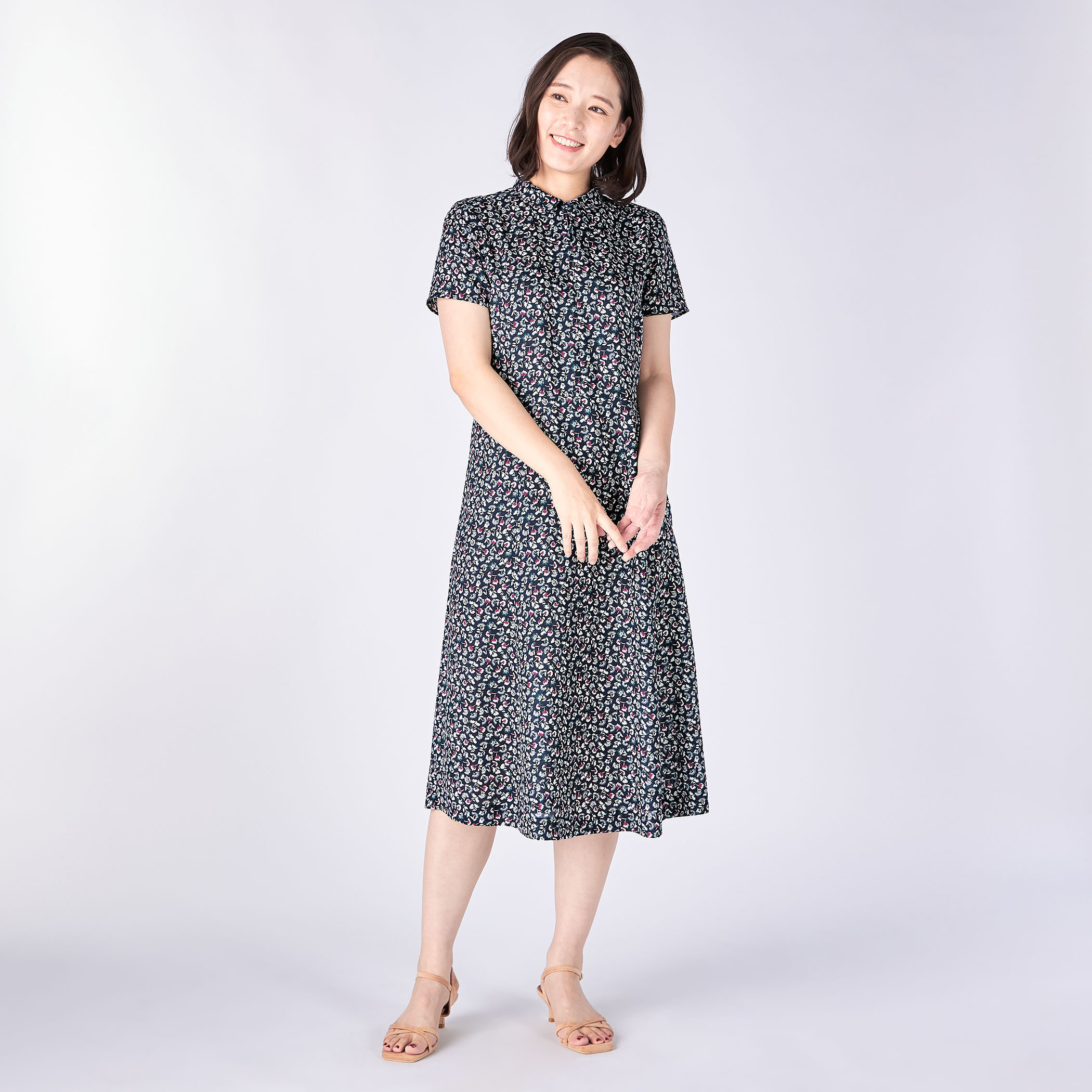 スプリングフローラルワンピース