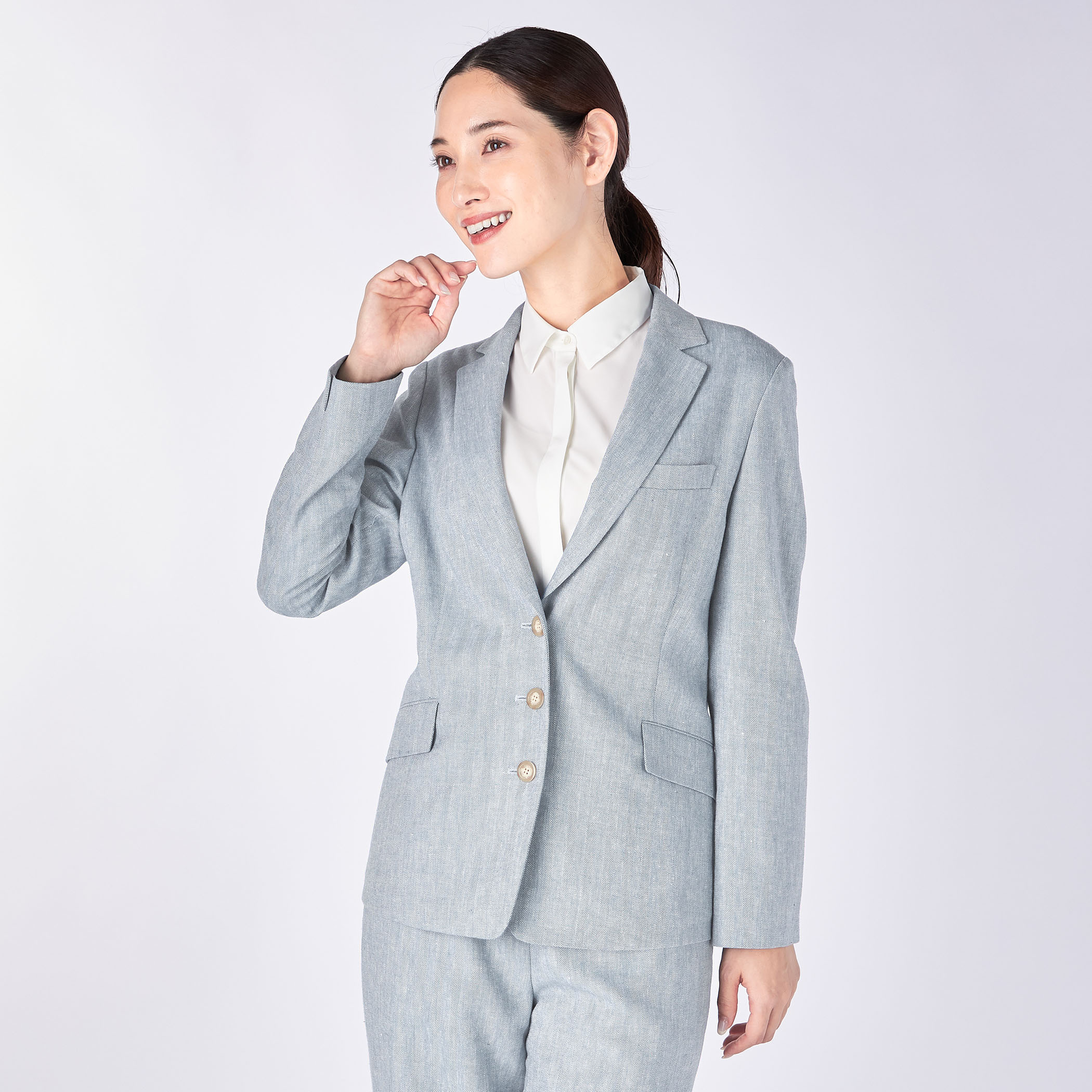 ヘリンボーンジャケット