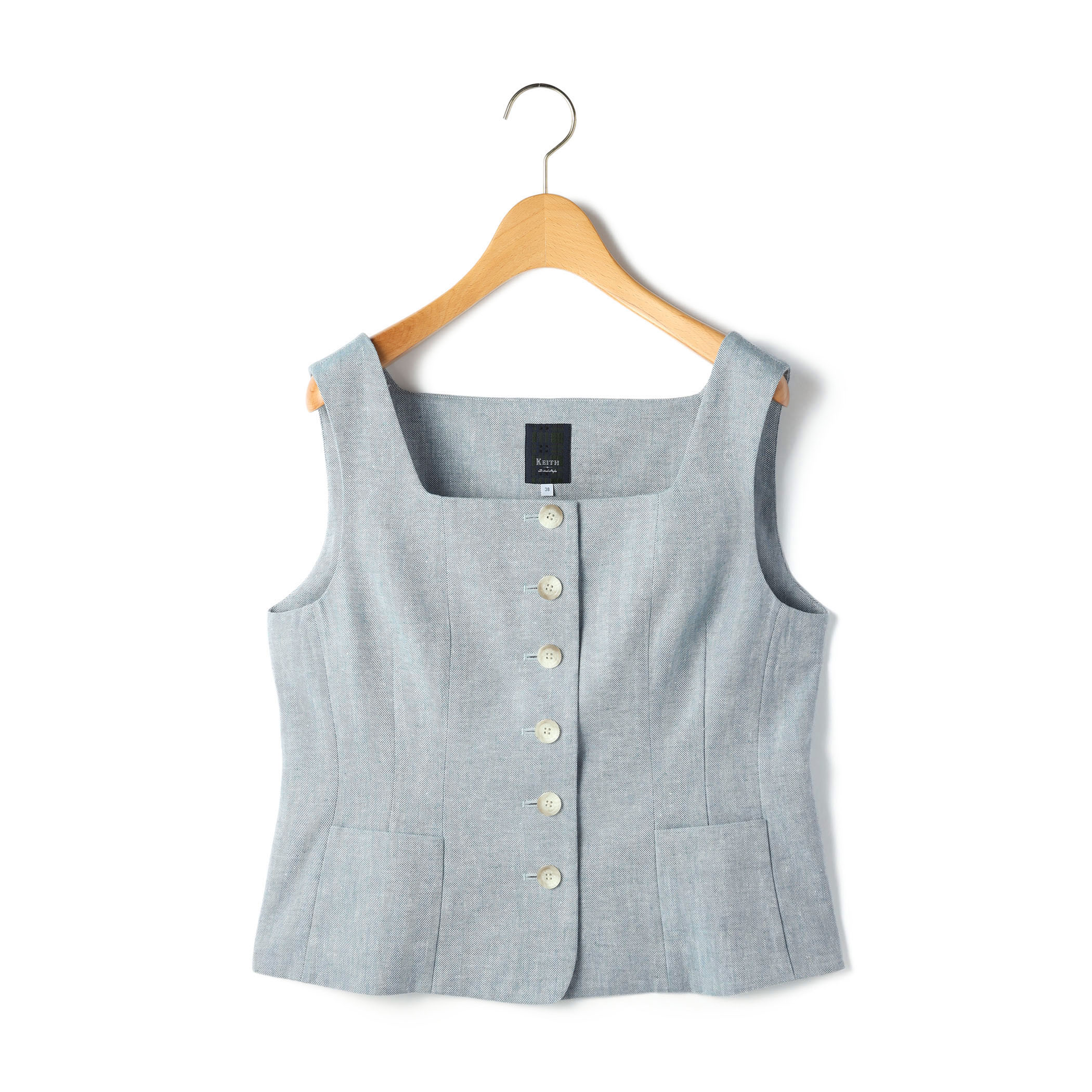 ヘリンボーンベスト