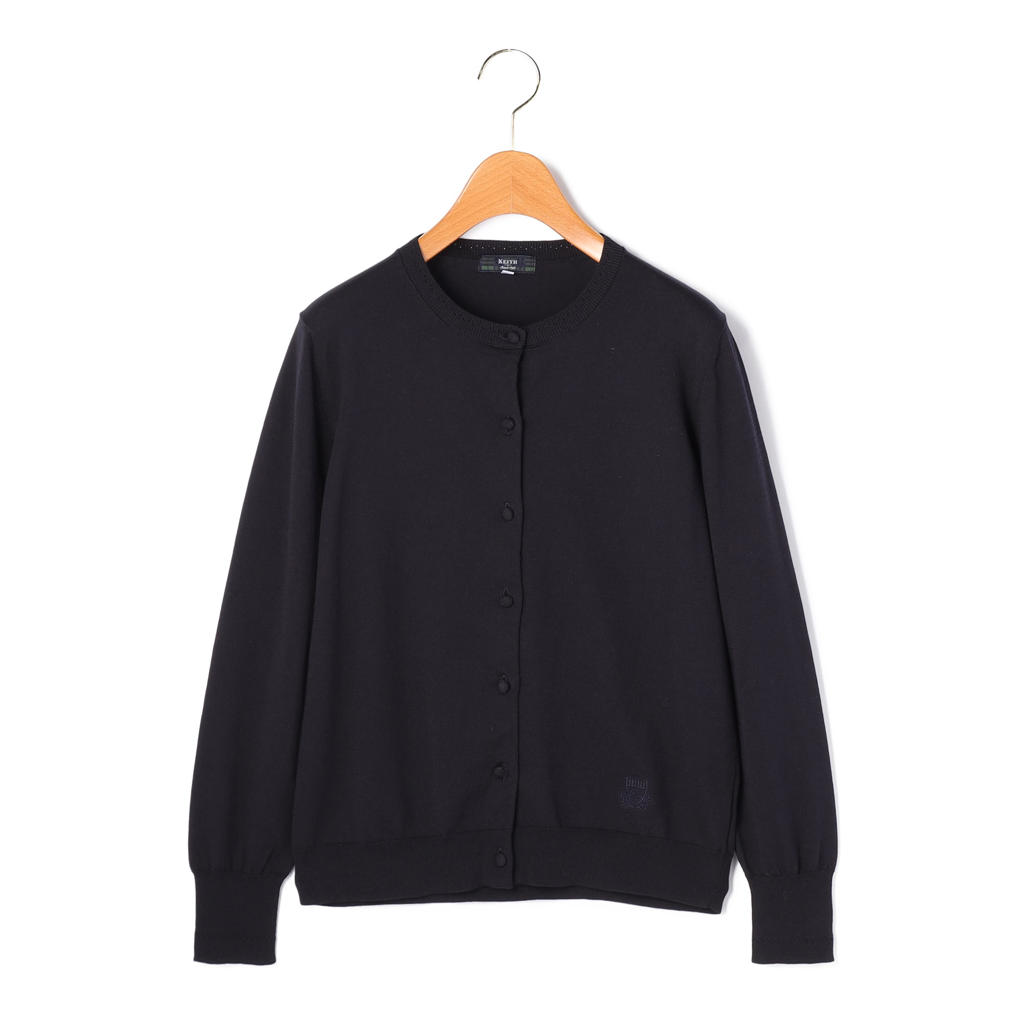 コットンハイゲージニットカーディガン