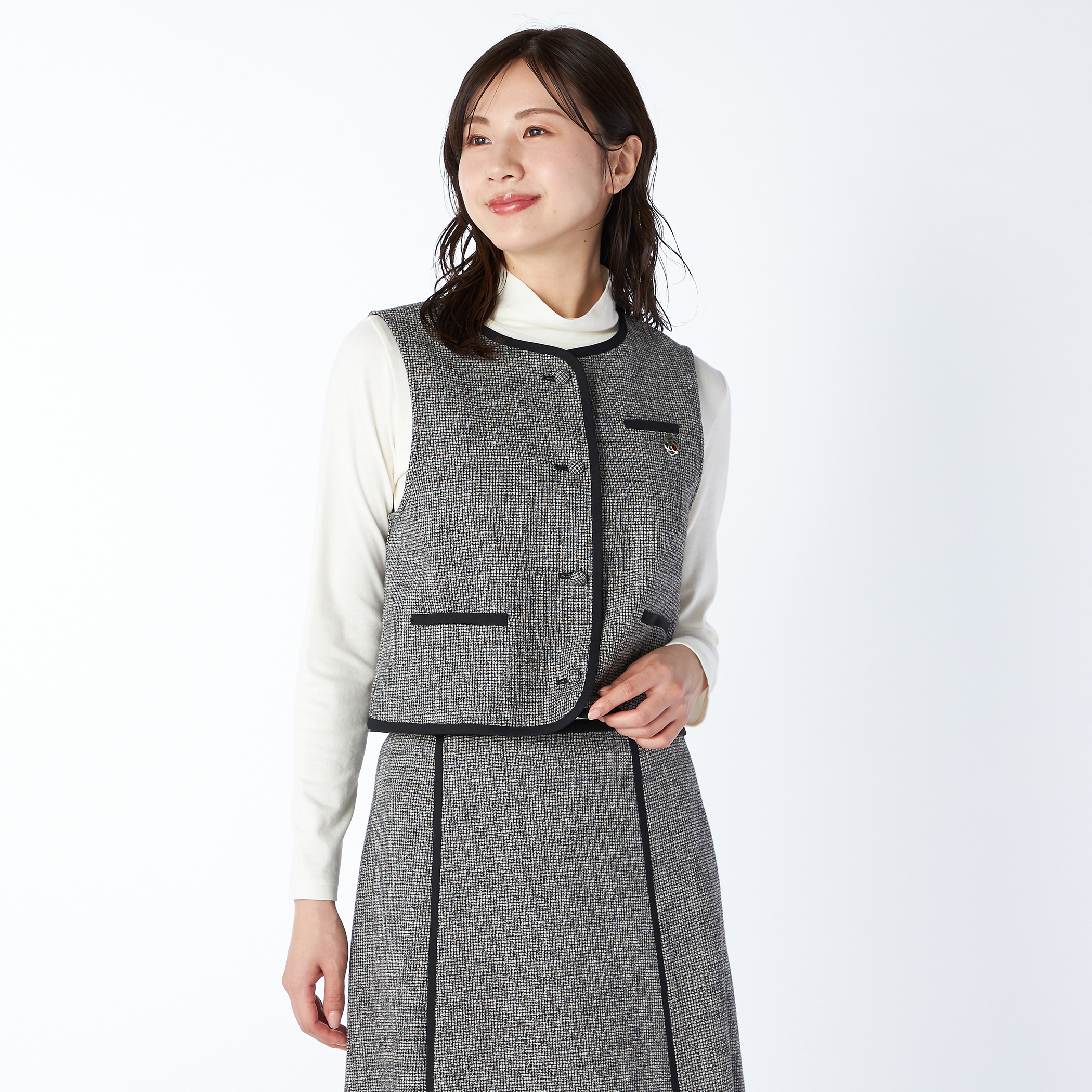 ライトツィードベスト