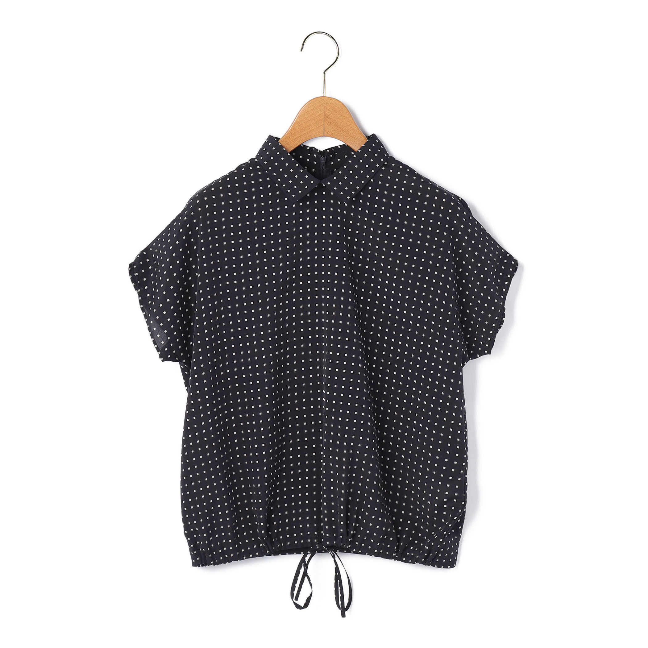 スクエアドットブラウス