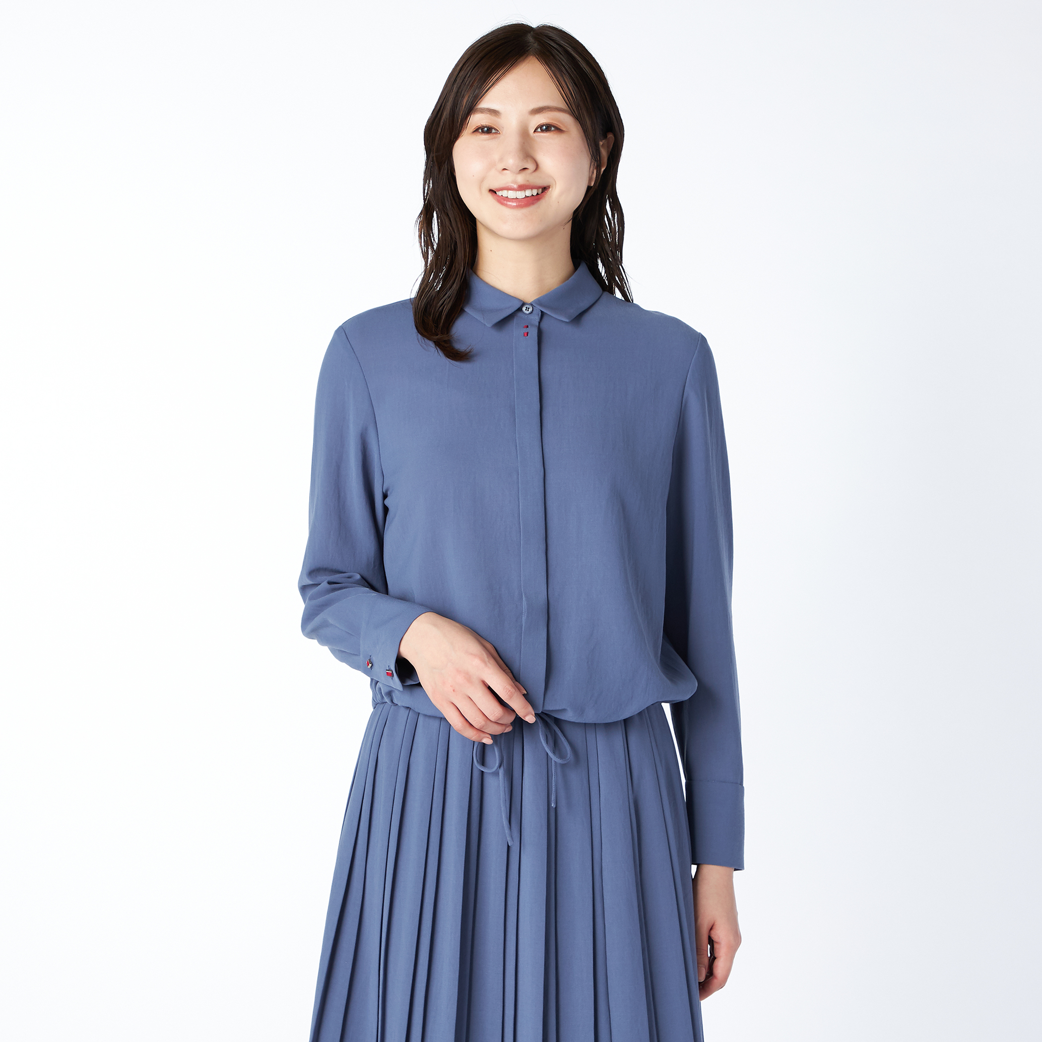 ソフトポプリンブラウス