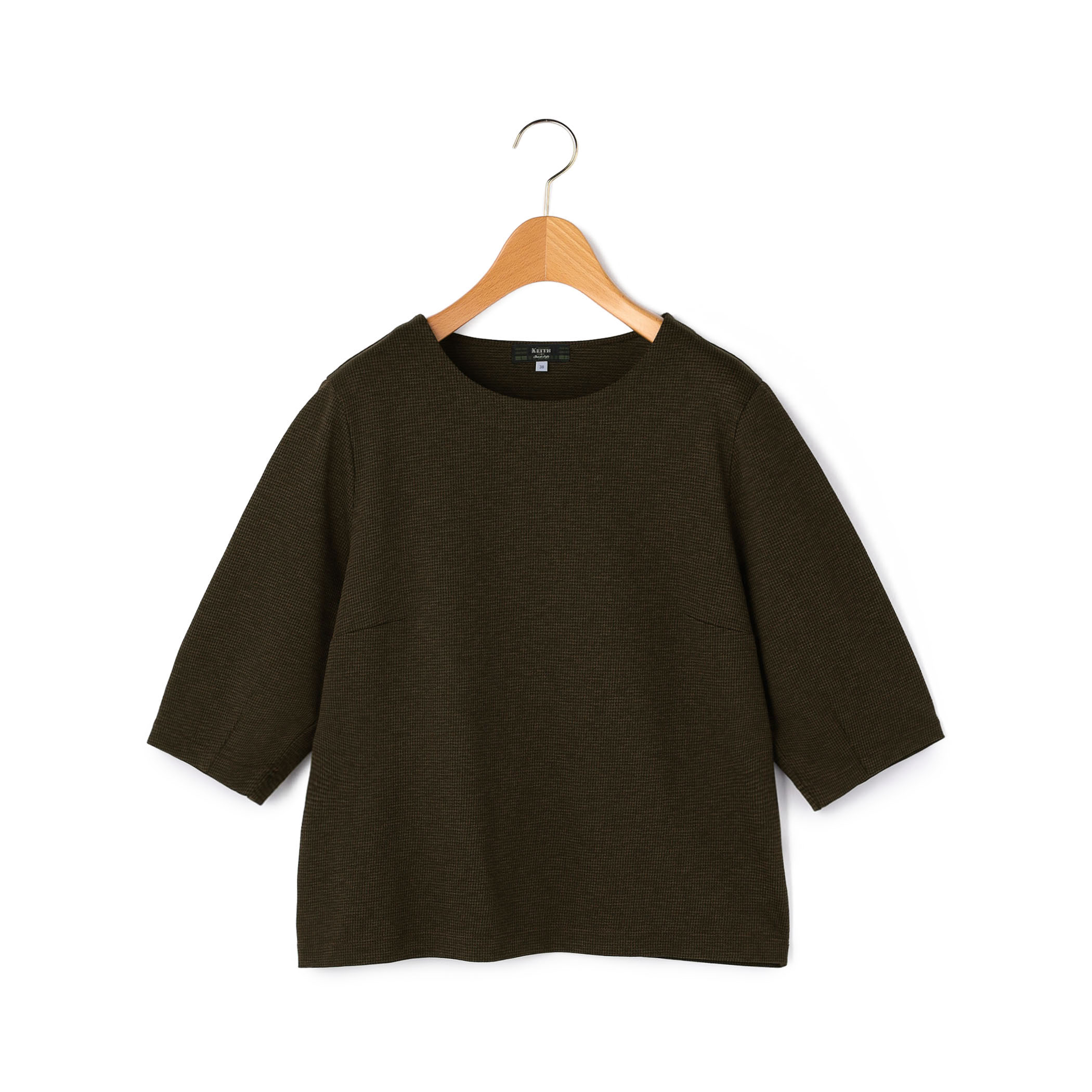 千鳥ジャージーカットソー