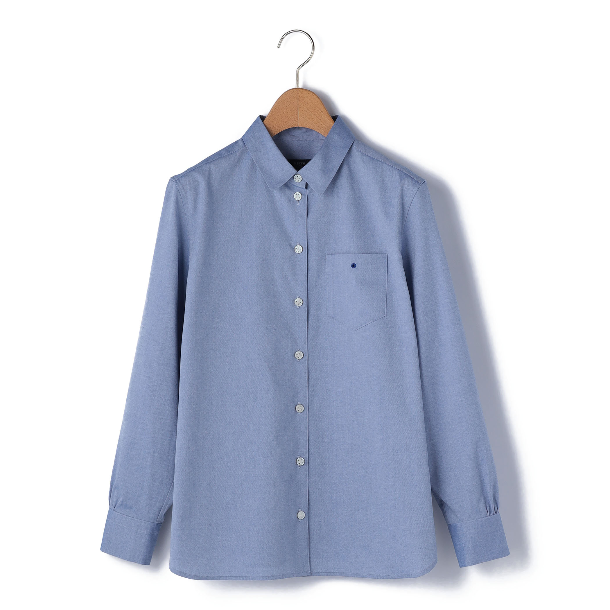 ピンオックスブラウス