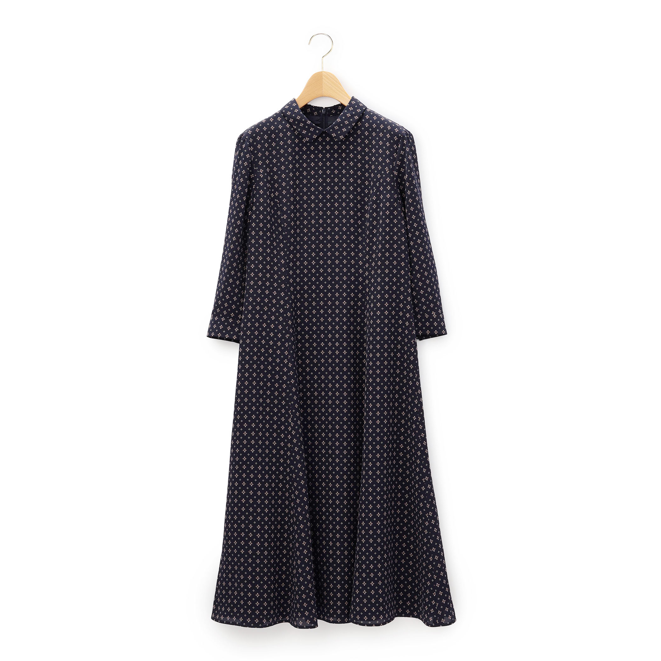 ジオメトリックパターンワンピース