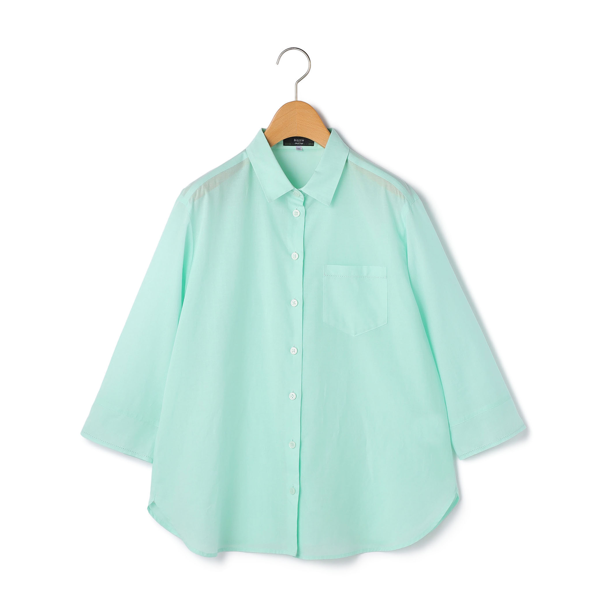 シャンブレーローンブラウス