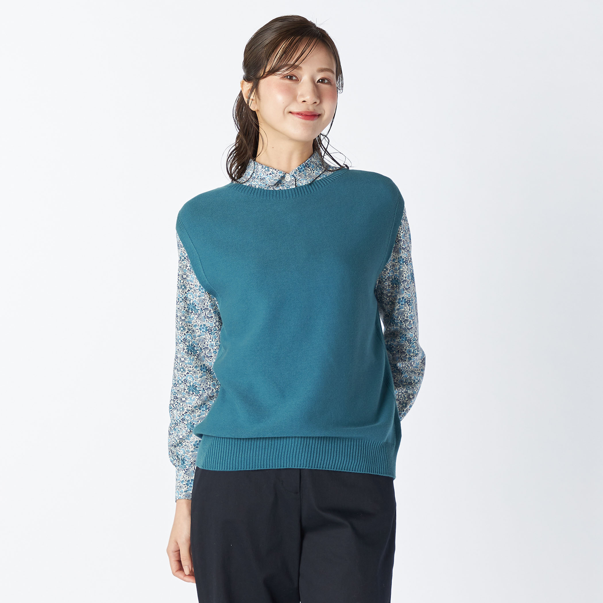 コンパクトコットンニット