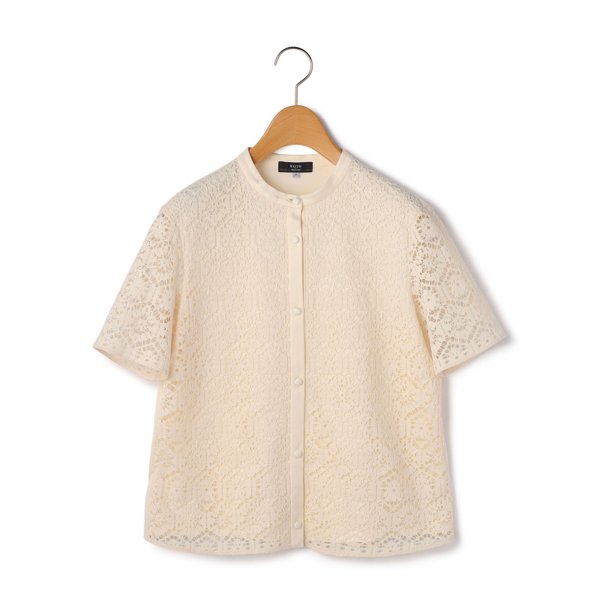 クロッシェレースカットソー