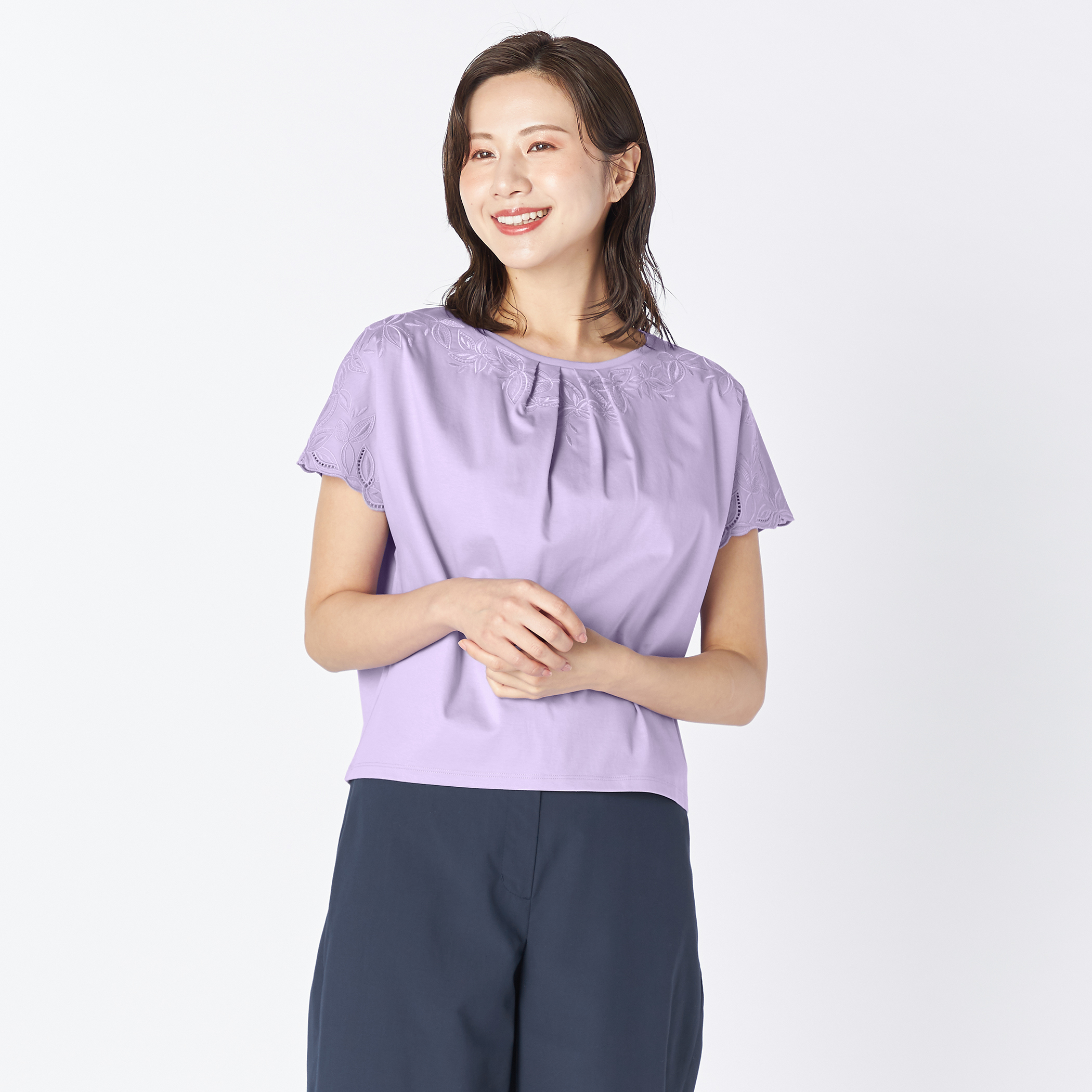 ６０／ースムースカットソーTシャツ