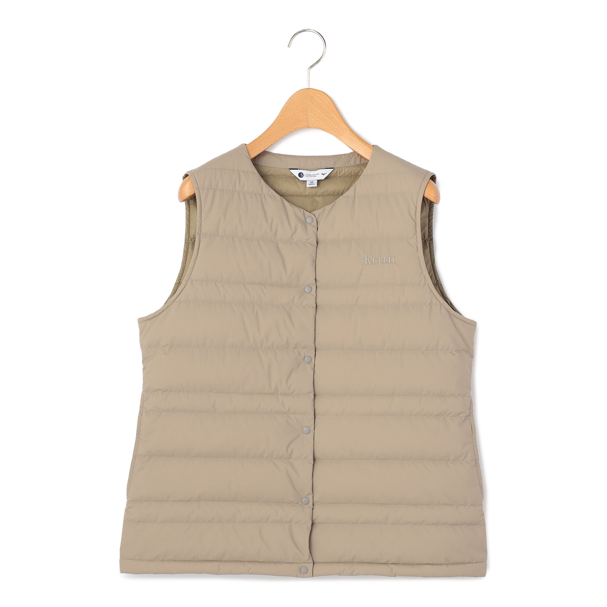 【Mizunoコラボレーション】コンパクトライトウェイトダウンベスト