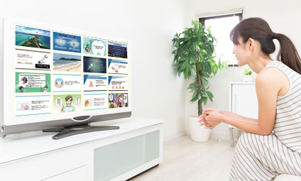待合室のテレビ 活用できていますか?