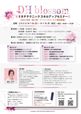 SRPテクニックスキルアップセミナーの画像です