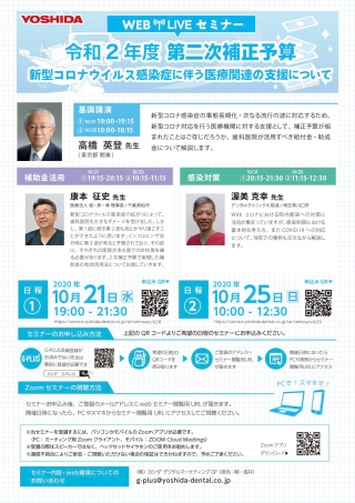 令和2年度 第二次補正予算 新型コロナウイルス感染症に伴う医療関連の支援についての画像です