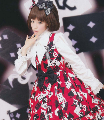 水色だけじゃない 赤系アリスロリータアイテム Red Alice Lolita Items Wunderwelt Libre