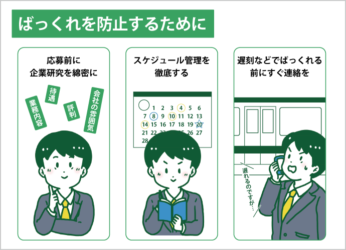 ばっくれを防止するために