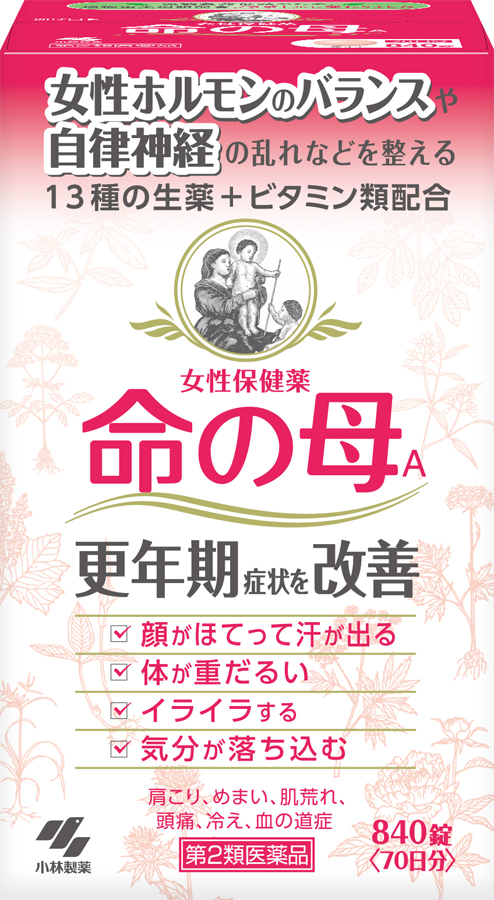 命の母A 840錠（小林製薬）| 市販薬 | お薬検索 | HelC