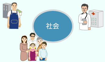 いろいろな人が混在して生活できる社会