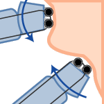 シェーバーの動かし方