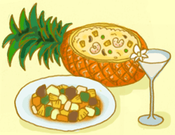 パイナップル料理