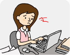 デスクワークの増加により職業病に変化あり