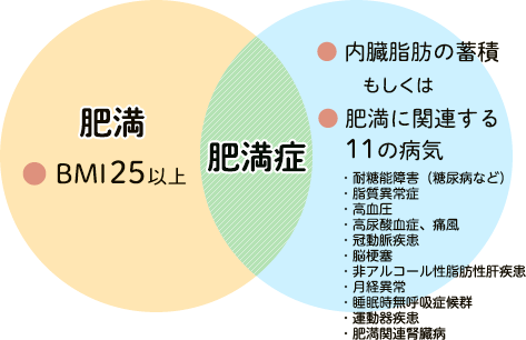 図：肥満と肥満症