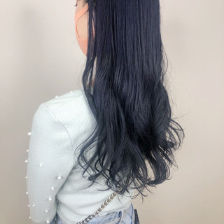 21年秋 コリアンネイビーのヘアスタイル 髪型 ヘアアレンジ一覧 Hair