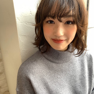 大人かわいい 透明感カラー ボブ オルチャン Joemi By Un Ami ジョエミ バイ アンアミ ミディアムパーマ美容師 眞鳥康史 Hair