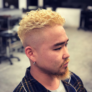 メンズパーマ メンズ ショート 刈り上げ Lowe 原田亮輔 Hair