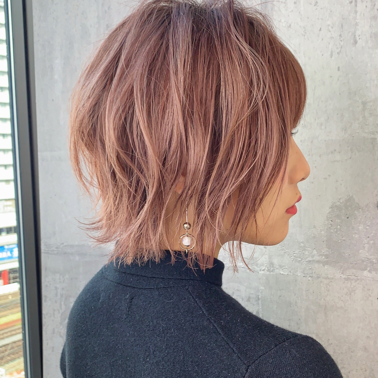 イルミナカラー ショート ナチュラル ショートボブ Gien Rouge 川原 イルミナカラー ショート ナチュラル ショートボブ Gien Rouge 川原