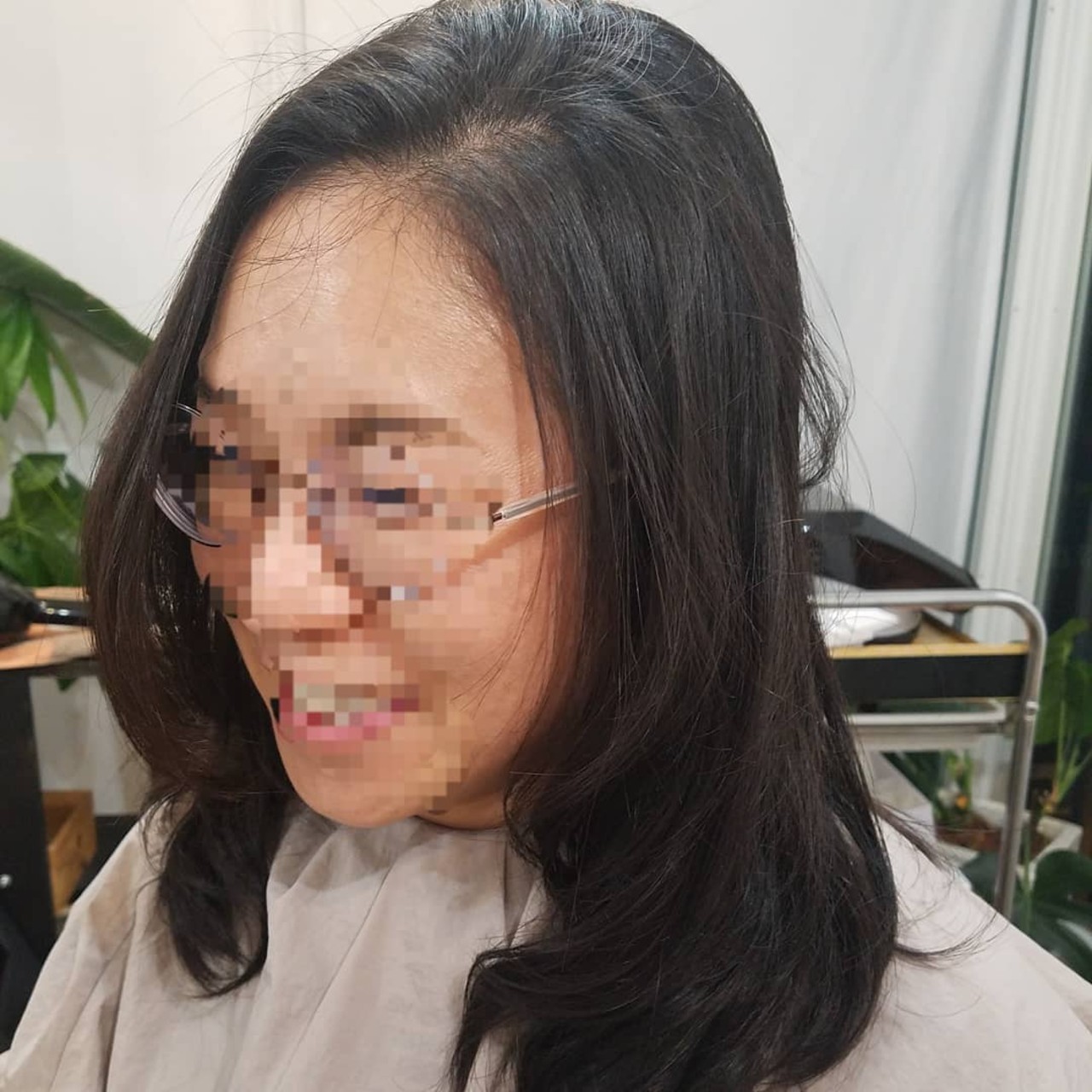 ガーリー 黒髪 デジタルパーマ 縮毛矯正名古屋市 Galon Izumi Galon