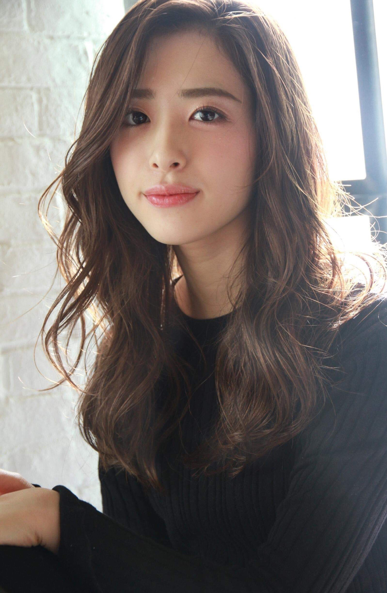 アッシュグレージュ ナチュラル ロング デジタルパーマ Chobii 表参道