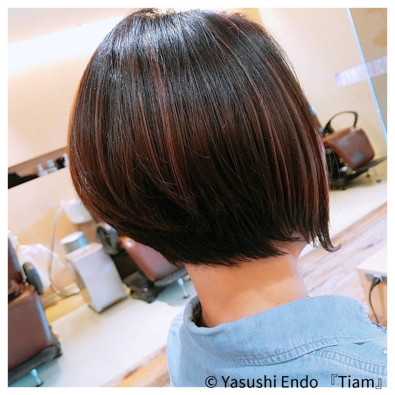 イルミナカラー モード 大人ヘアスタイル 大人カジュアル Tiam Hair 弘明寺 Yasushi Endo Tiam Hair
