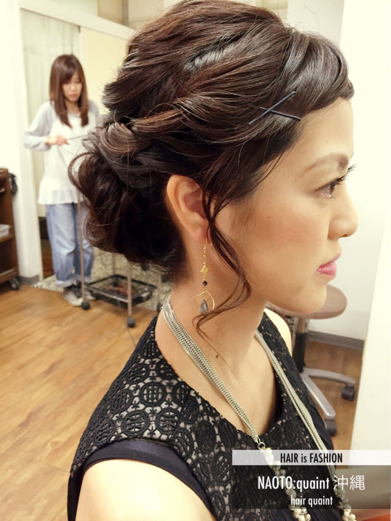 ナチュラル 大人かわいい ヘアアレンジ ロング Hair Quaint Naoto