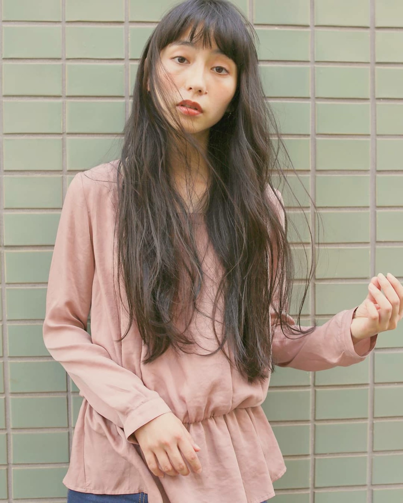 ナチュラル ロング アッシュ スパイスアヴェダ Yukie Horiuchi 413588 Hair