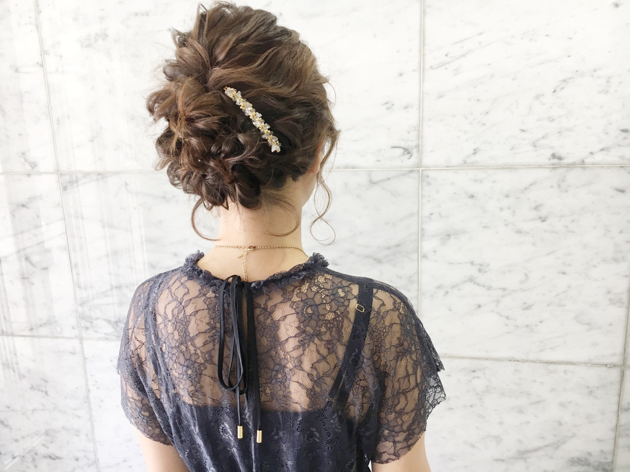 二次会 ヘアアレンジ 結婚式 成人式 Till Emi Till 409438 Hair