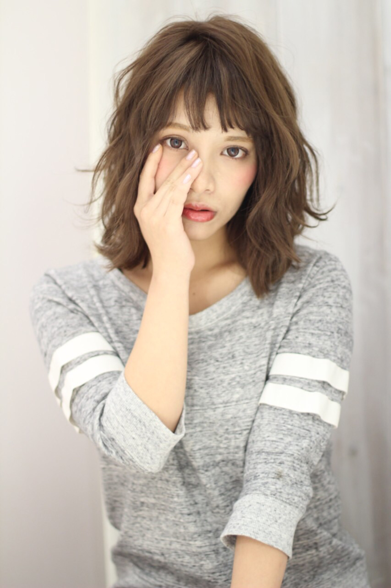 Hd限定セミロング 外人 髪型 レディース 無料のヘアスタイル画像