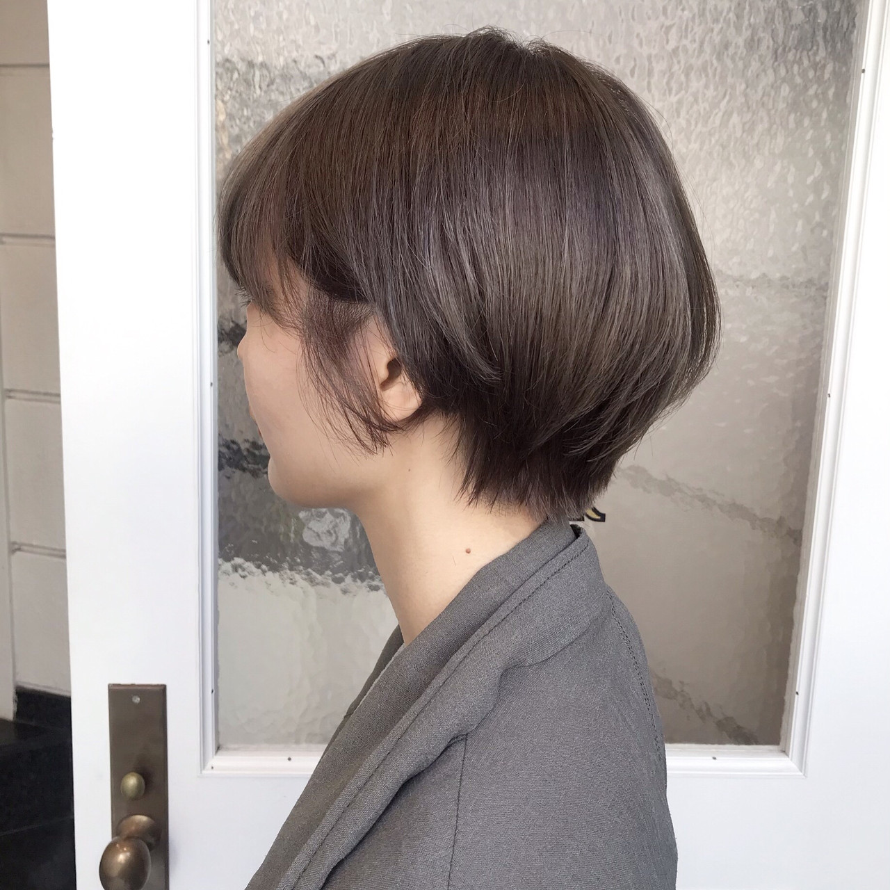 驚くばかりグレージュ ショート ヘア 自由 髪型 コレクション
