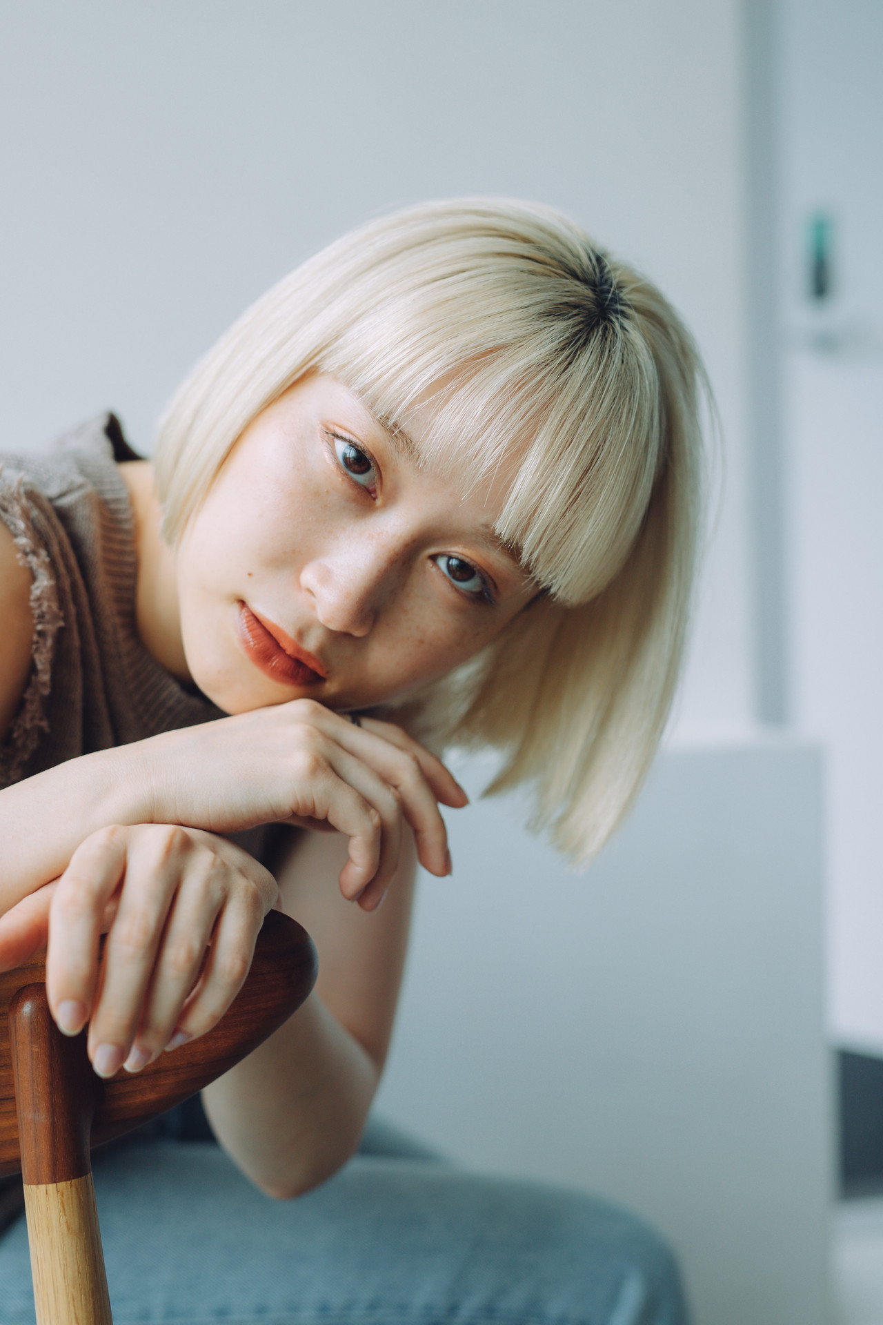 ボブ 切りっぱなしボブ ナチュラル ボブ Garden Harajuku 児玉善央 Hair