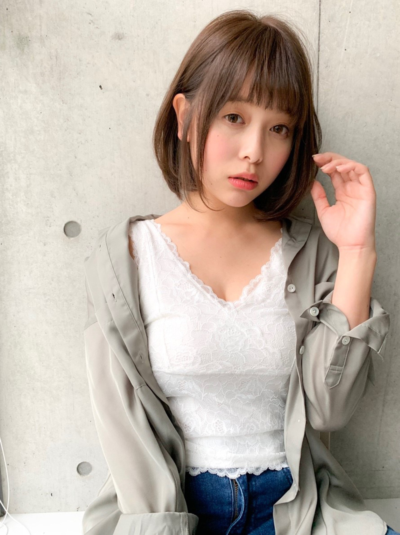 ボブ 外ハネ 大人女子 ナチュラル Juice 小峰孝太 Juice店長 431548