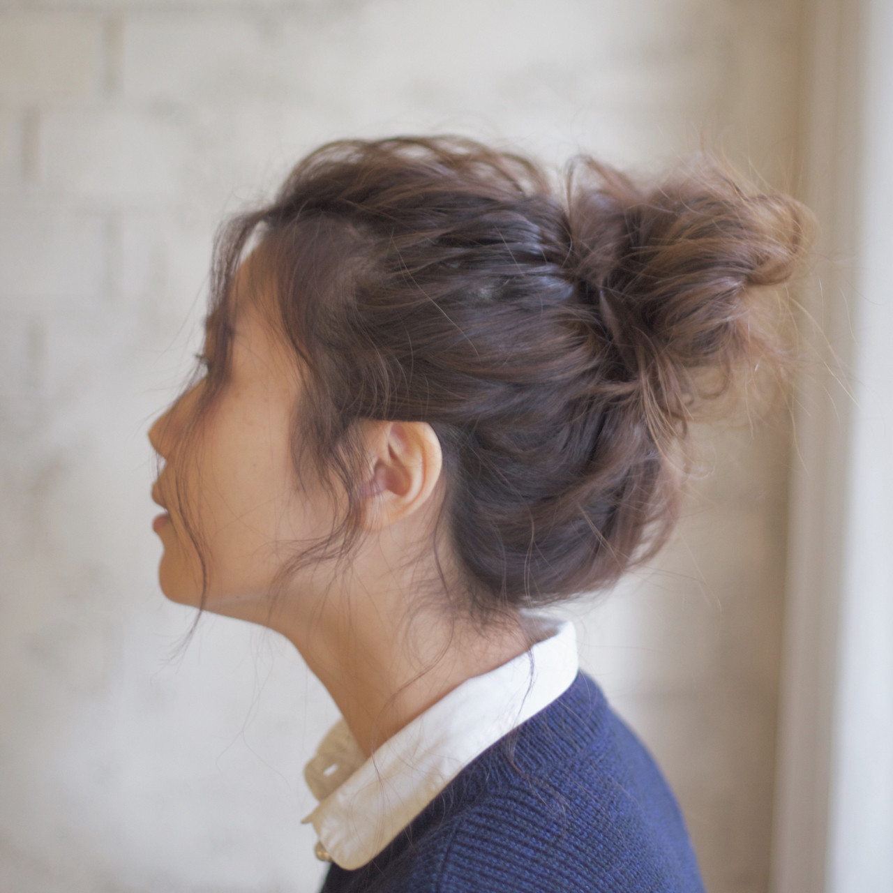 元の髪型 おだんご ミディアム 最も人気のある髪型