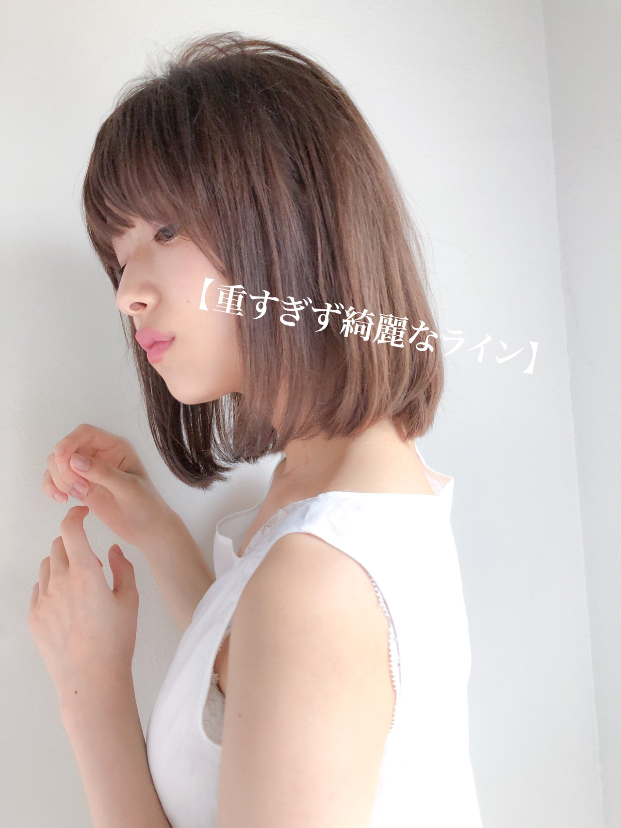 ショートボブ ボブ ナチュラル 大人ミディアム Linobyurealm ショートボブ ボブ ナチュラル 大人ミディアム Linobyurealm