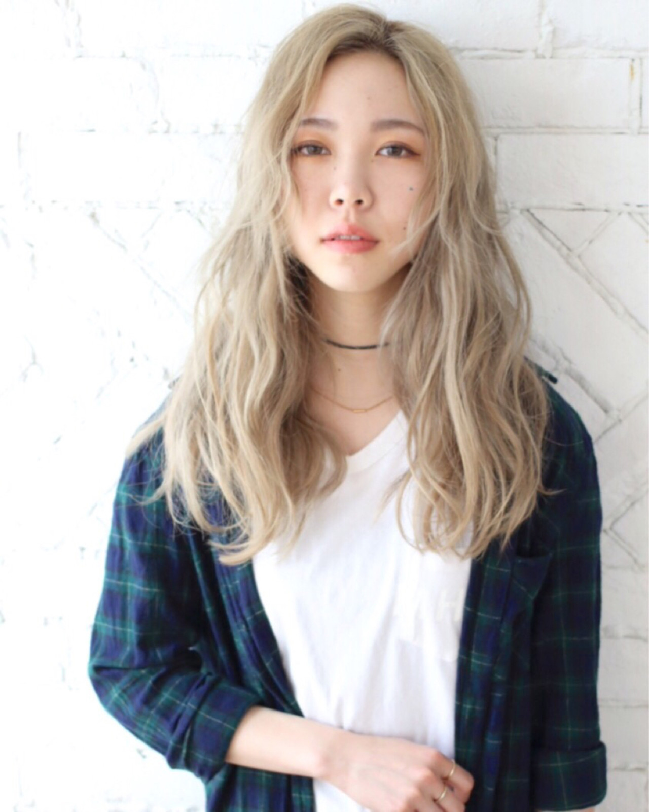 ベージュ 金髪 ロング 外国人風 津田美里 181313 Hair